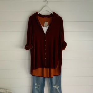 Cut Loose Velvet Top…
